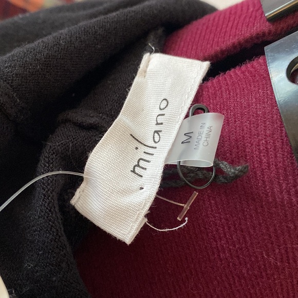 Milano black mystic zippered sweater hoodie, M - Picture 4 of 4